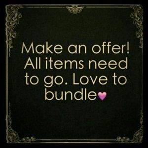 Open to offers and bundle discounts ♡